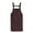 Deep Coffee, variant on SDFGTstore Adjustable Buckles Pinafore Solid Color Waterproof Apron for Women with Pockets for Cooking Gardening and Barber Use
