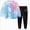 Blue 0726, variant on Toddler Girl Fall Outfits 24 Months 2T 3T 4T 5T 6T 7T Toddler Baby Girl Fall Winter Clothes Tie-dye Long Sleeve Pullover Sweatshirts Jogger Pants Purple Size 3-4 Years