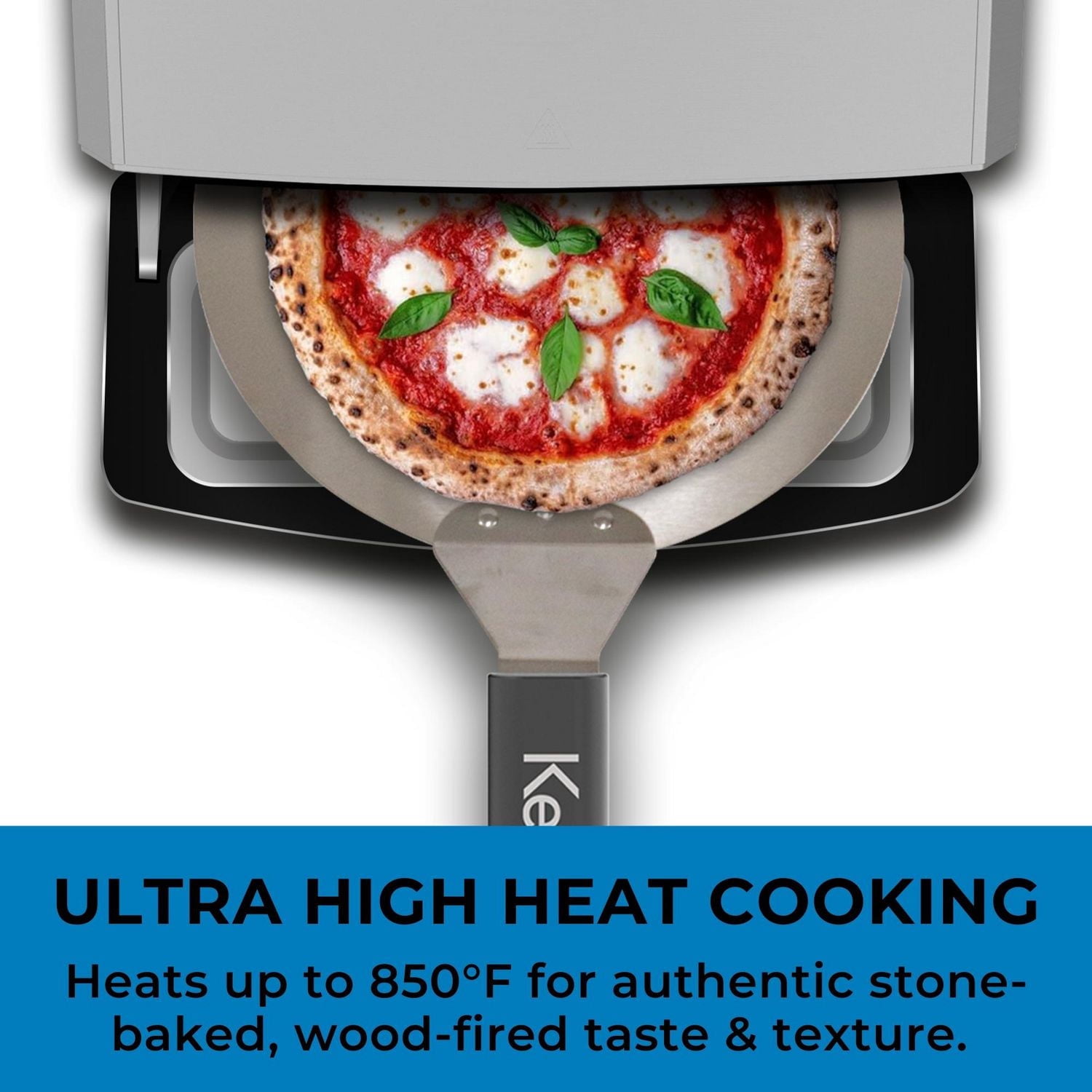 Kenmore Four à Pizza Électrique 13", Intérieur/Extérieur, 5 Programmes Tactiles, Résistant aux Intempéries pour une Cuisine Pratique Partout
