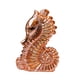 thumbnail image 2 of Escultura de caballito de mar, pisapapeles de cerámica, figurita decorativa, regalo de cumpleaños Oro rosa, 2 of 9