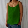 thumbnail image 2 of Yigetop Linen Sleeveless Tops for Women, Cotton Linen Camisole Tops for Women Spaghetti Strap Loose Fit Tank Top Summer 2025 Casual Sleeveless Shirts Cute Summer Tops for Women Green XL, 2 of 6