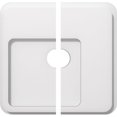 thumbnail image 3 of Ekena Millwork CMP12LN2-02000 12 Po OD x 2 Po ID Carré Lucan Architectural Grade PVC Contemporain Médaillon de Plafond - 2 Pièces, 3 of 4