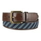 thumbnail image 2 of Cinturón de vestir Tommy Hilfiger con cinta tejida con incrustaciones de cinta marrón para hombre, 2 of 6
