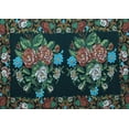 thumbnail image 1 of Ahgly Company Indoor Rectangle Medallion Light Blue French Area Rugs, 2' x 4', 1 of 4