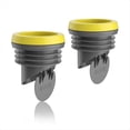 thumbnail image 1 of 2 Anillos de para Bridas de Inodoro con Válvula de Prevención de Reflujo: el Anillo de Tazón de Grueso Apto para Líneas de Desechos de 3,2 A 4 Pulgadas, 1 of 5