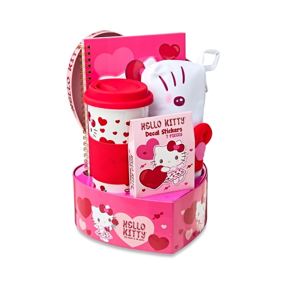 Hello Kitty Heart Box Valentines Gift Set
