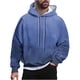 thumbnail image 2 of Sudadera con capucha para hombre, estilo casual, con cuello redondo, estampado, manga larga, blusa de poliéster, 2 of 6