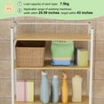 thumbnail image 4 of Aqzb Over The Washer and Dryer Storage Shelf, Laundry Room Drying Rack, 3-Tier Shelving Bathroom Space Saving Rack, 4 of 7