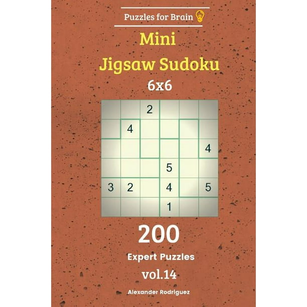 mini jigsaw sudoku puzzles for brain mini jigsaw sudoku 200 expert