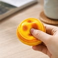 thumbnail image 4 of Egg Tart Crunchy Squishy Toy, Custard Tart Stress Ball, Crunchy Sound Handmade Fidget Toy, Stress Relief Sensory Toy for Kids Adults, Bakery Desk Decor Gift, 4 of 6