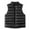 Black, variant on Ruyang Girls Puffer Vest Fall Winter Warm Sleeveless Quilted Jackets Zip Up Mock Neck Lightweight Soft Thermal Waistcoat
