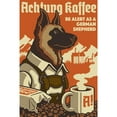 thumbnail image 2 of German Shepherd, Retro Coffee Ad, 2 of 2