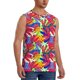 thumbnail image 2 of Fotbe Colorful Bananas Men's Camiseta sin Mangas Estampada para Hombres, Playera Casual para Gimnasio, Entrenamiento, Playa-XX-Large, 2 of 7