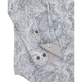 thumbnail image 4 of Tallia GREY Slim-Fit Non-Iron Performance Stretch Printed Shirt, US 2X-Large, 4 of 4