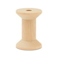 thumbnail image 5 of Hourglass Wooden Spools 2 x 1-3/8 Inch, Pack of 12 Large Wood Spools, Unfinished Birch, Splinter-Free for Crafts by Woodpeckers, 5 of 7