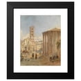 thumbnail image 2 of Franz Alt 15x18 Black Modern Framed Museum Art Print Titled - Rom Forum Boarium (1859), 2 of 5