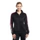 thumbnail image 1 of Sport-Tek Ladies Dot Sublimation Tricot Track Jacket. LST93 Negro/Rojo verdadero XXL deporte-tek LST93, 1 of 1