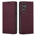 thumbnail image 6 of for Samsung Galaxy A56 5G Wallet Case, PU Leather + TPU, Magnetic Card Holder with Kickstand, Shockproof Full Body Protective Flip Cover, Classic Design for Galaxy A56 5G Men Women, Winered, 6 of 8