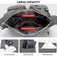 thumbnail image 5 of KXF Multi Pockets Waterproof Nylon Crossboby Bag for Women Roomy Tote Travel Shoulder Bag Handbag Purse, 5 of 7