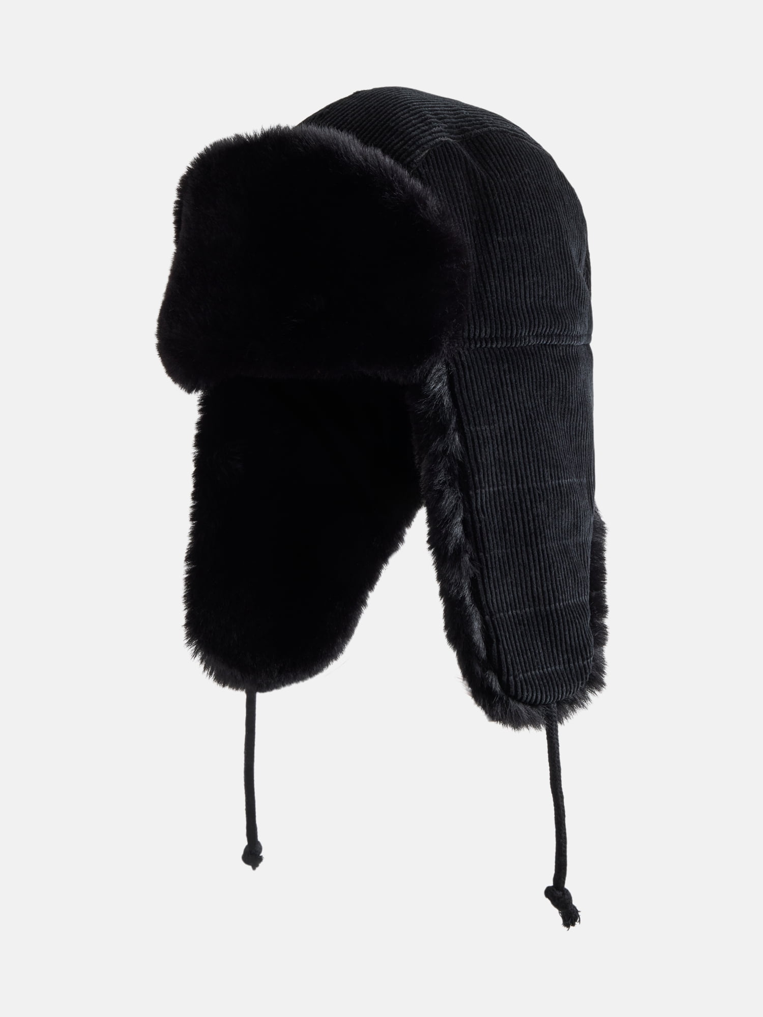 Ozark Trail Women's Corduroy Trapper Hat, Black