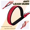 thumbnail image 3 of wqlpp-Twingrip Laisse pour Chien, Laisse Double Poignée pour l'Entraînement et la Marche avec Poignée de Circulation et 2 Boucles, Contrôle de Circulation Réfléchissant Robuste pour Chiot Animal de Compagnie, 4 Pieds x 1/2 Po, Rouge, 3 of 4