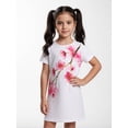 thumbnail image 5 of Girls Short Sleeve Casual Dress Regular-Fit Everyday Look Modern Casual Dress for Big Girls Age 6-13 Summer Casual, 5 of 6