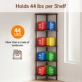 thumbnail image 3 of 5 Tier Corner Bookshelf, 3 of 6