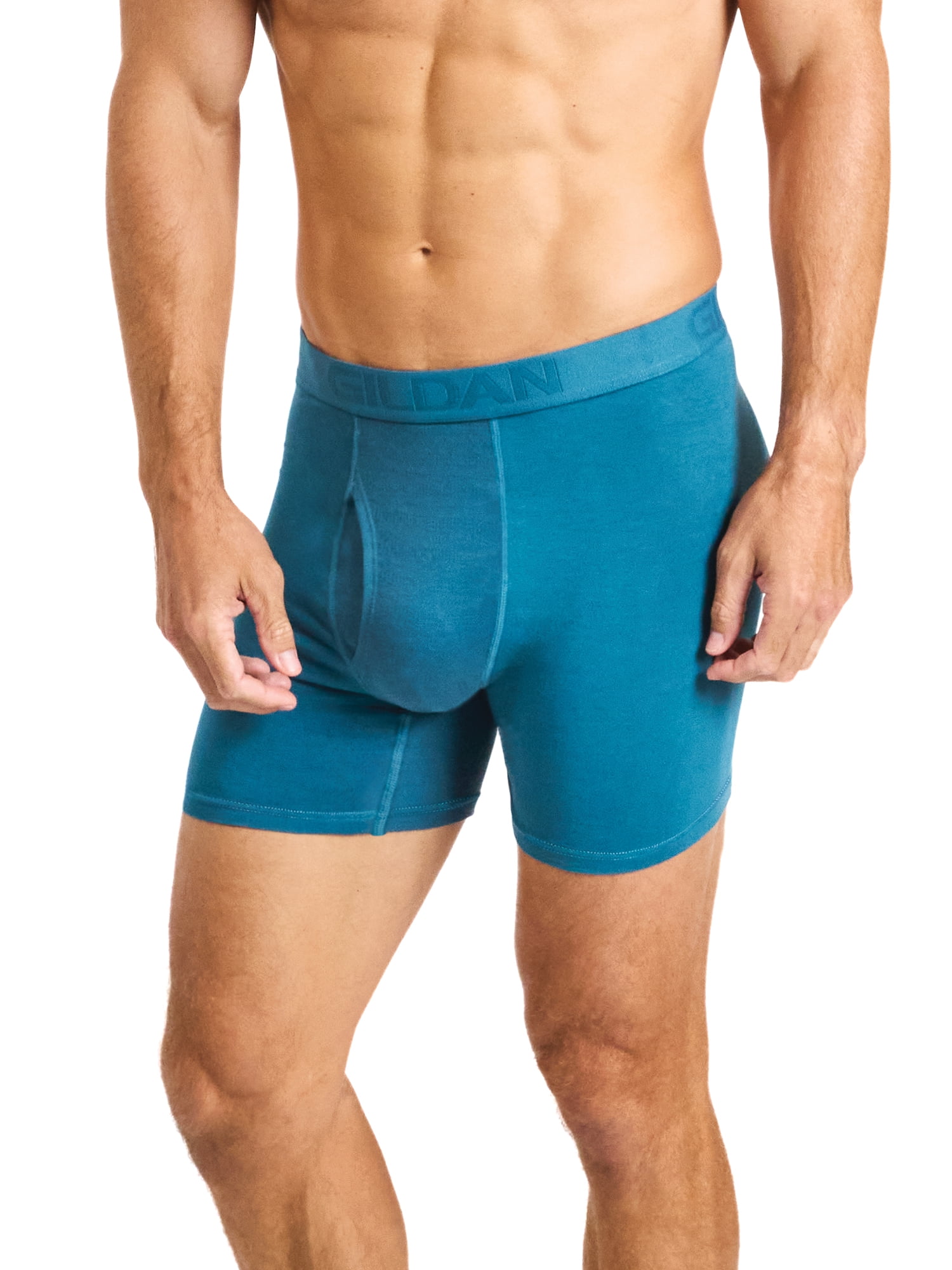 Gildan Performance Adult Men's BareSoft Boxer Briefs, 3-Pack, Sizes S-2XL, 6" Inseam
