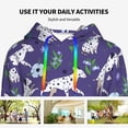 thumbnail image 4 of Kdxio Cute Dog Print Womens Oversized Hoodies Sweatshirts Hooded Pullover Tops Sweaters Casual-Medium, 4 of 7