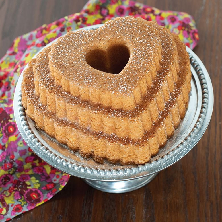 Nordic Ware Tiered Heart Bundt Pan Walmart Com