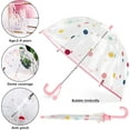 thumbnail image 4 of MGH Kids Clear Bubble Umbrella 2 Pack - Dome Windproof Rain Umbrellas for Boys and Girls, 4 of 9