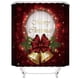 thumbnail image 2 of Impresión digital 3D Decoración del hogar Campana de Navidad Baño Cortina de ducha 180W * 180H cm JAMW Sencillez, 2 of 5
