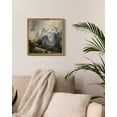 thumbnail image 5 of Drsoum Vintage Mountain Scenery Home Decor Landscape Canvas Wall Art Bathroom Office Decor 10x10in Natural Framed, 5 of 5