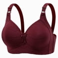 thumbnail image 4 of ALLLIST No Wire Womens Bras Polka Dot Red Bralette Soft T Shirt Bras for Ladies Size S-XL, 4 of 4