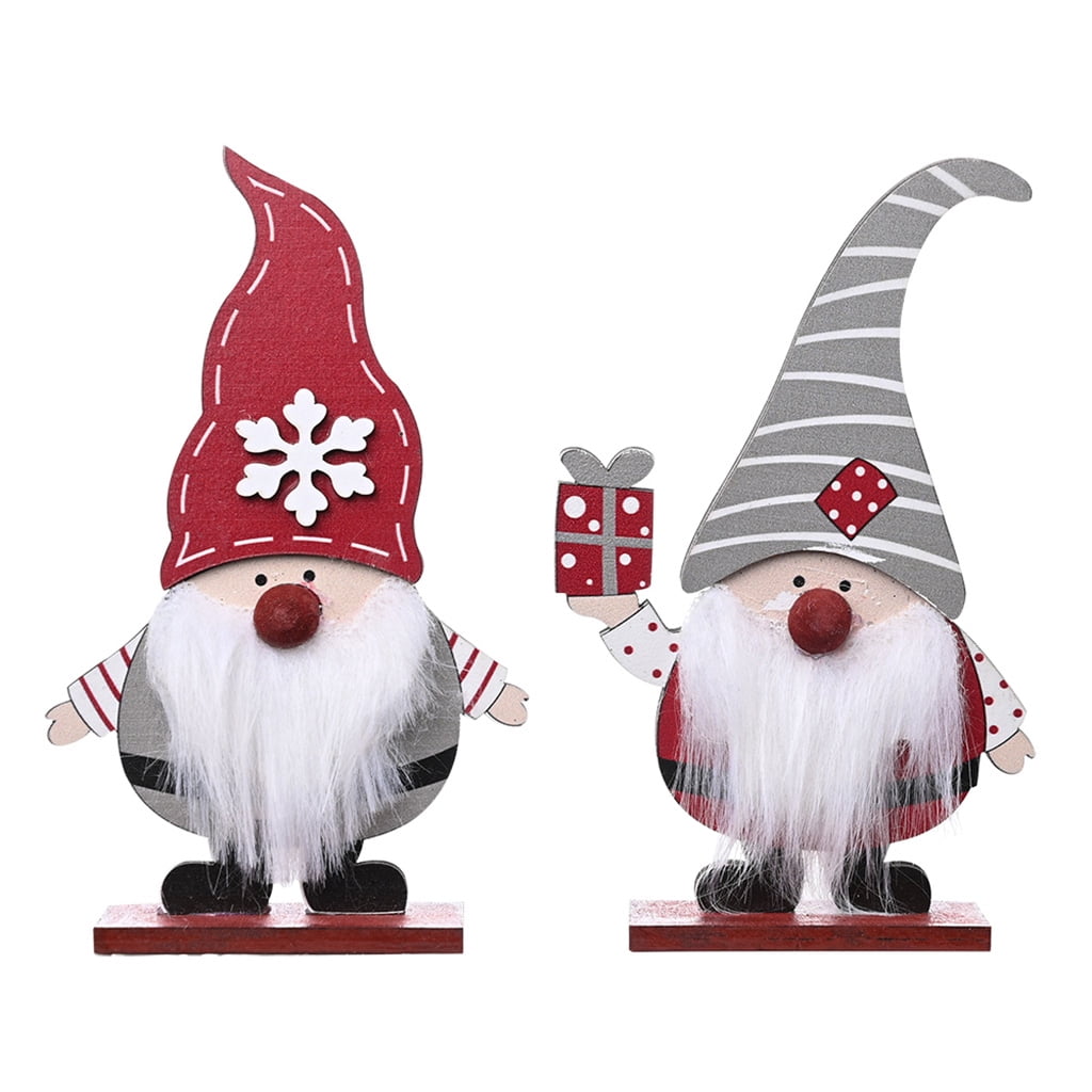 1X Christmas Santa Claus Gnome Doll Toy Ornaments Decoration Home Kids Xmas Gift