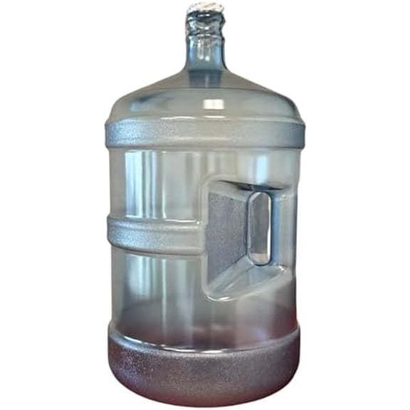 5 Gallon Food Grade Safe Plastic Reusable Water Bottle Jug Canteen Container with 48mm Screw On Top Lid with Handle (Made in USA)$$Sport & Recreation Other