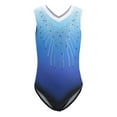 thumbnail image 2 of Ballet gymnastics suit sleeveless diamond dance practice pattern gradient body suit clothes dance clothes, 2 of 6