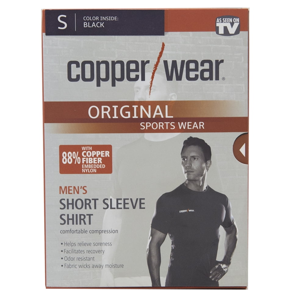 Copper Wear Copper Wear Men's All Sport Short Sleeve Shirt Size Small