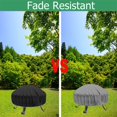 thumbnail image 5 of Heavy duty 420D Oxford fabric circular fire pit cover 85 * 40cm (diameter * height), 5 of 5