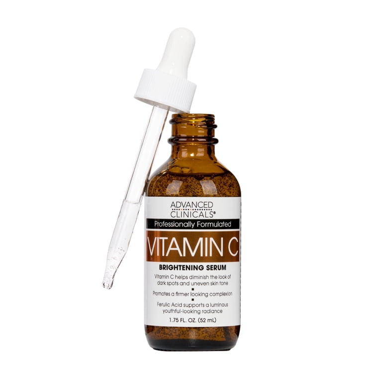 2 pack) Advanced Clinicals Vitamin C Face Serum 1.75 fl oz