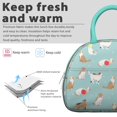 thumbnail image 3 of Cat Mom Lunch Bag – Adorable Kitty Pattern with Cute Paws, Ideal for Cat Lovers, 3 of 4