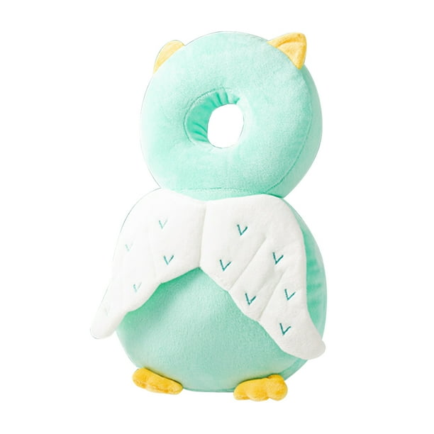 FLhrweasw Protector Cabeza Bebé Con Forma Animal Lindo para Edades 4 A 24 Meses (búho Peluche)