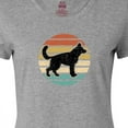 thumbnail image 4 of Inktastic German Shepherd Silhouette Vintage Retro Women's T-Shirt, 4 of 5