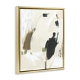 thumbnail image 4 of Stupell Industries Subdued Neutral Abstract Abstract Painting Gold Floater Framed Canvas Art Print Wall Art, 25 x 31, 4 of 10