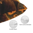 thumbnail image 3 of Fotbe Sunset Sunflower Cow A Funda de Almohada Decorativa Estilo Occidental, Lujo en Algodón, Fundas para Almohadas King, Cojín Estampado para Decoración del Hogar-14"x20", 3 of 6
