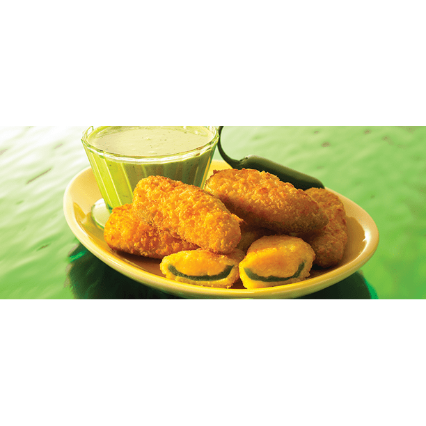 Fred's Breaded Cheddar Cheese Jalapenos 4/3 lb Boxs
