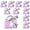 Purple, variant on <new_title>qczoyp Leather Gift Bags with Handles Reusable Mini Gift Bag with Ribbon 10 Pack</new_title>