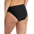 thumbnail image 2 of Women's Pour Moi 13213R Free Spirit Frill Waist Brief Recycled Swim Bottom (Black XS), 2 of 2