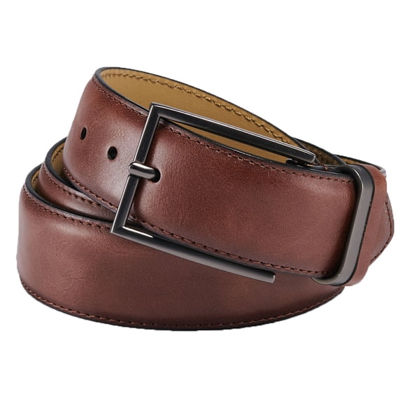 Gem-Dandy Leather Metal and Loop Brown Belt Men XL