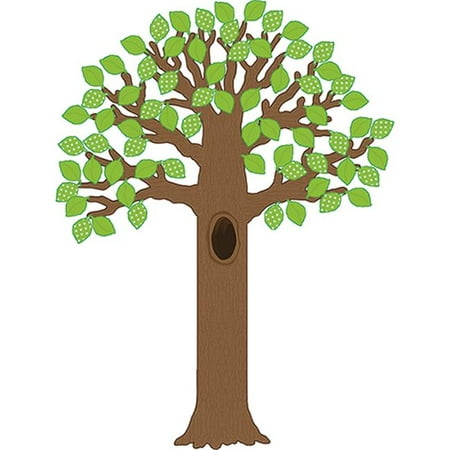 Big Tree Bulletin Board - Teacher Created Resources TCR5435 Big Tree With Polka Dot Leaves Bulletin Board Set